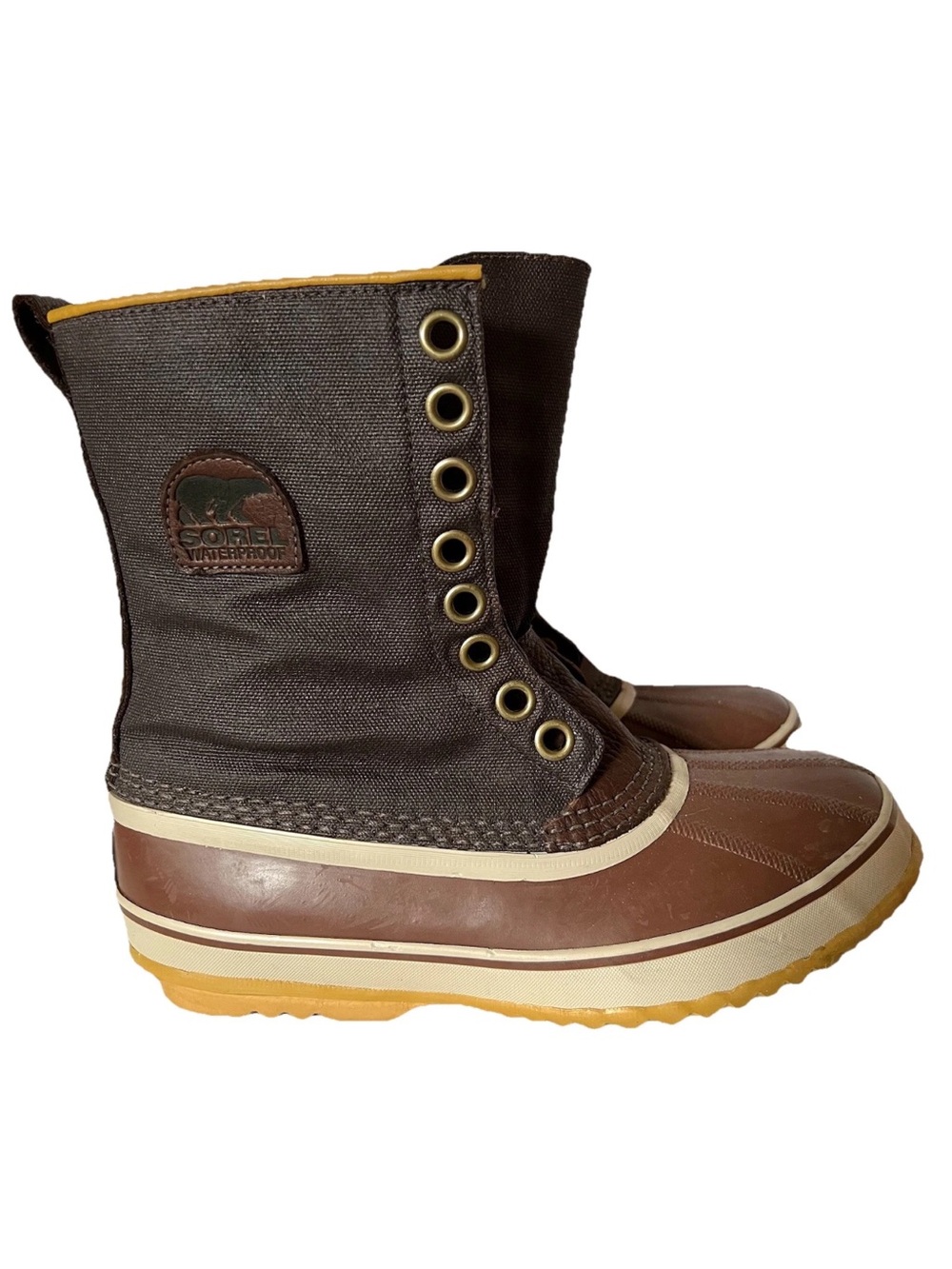 Sorel 1964 Premium T CVS Cordovan Waterproof Snow Rubber Boots - M 7 / W 8.5